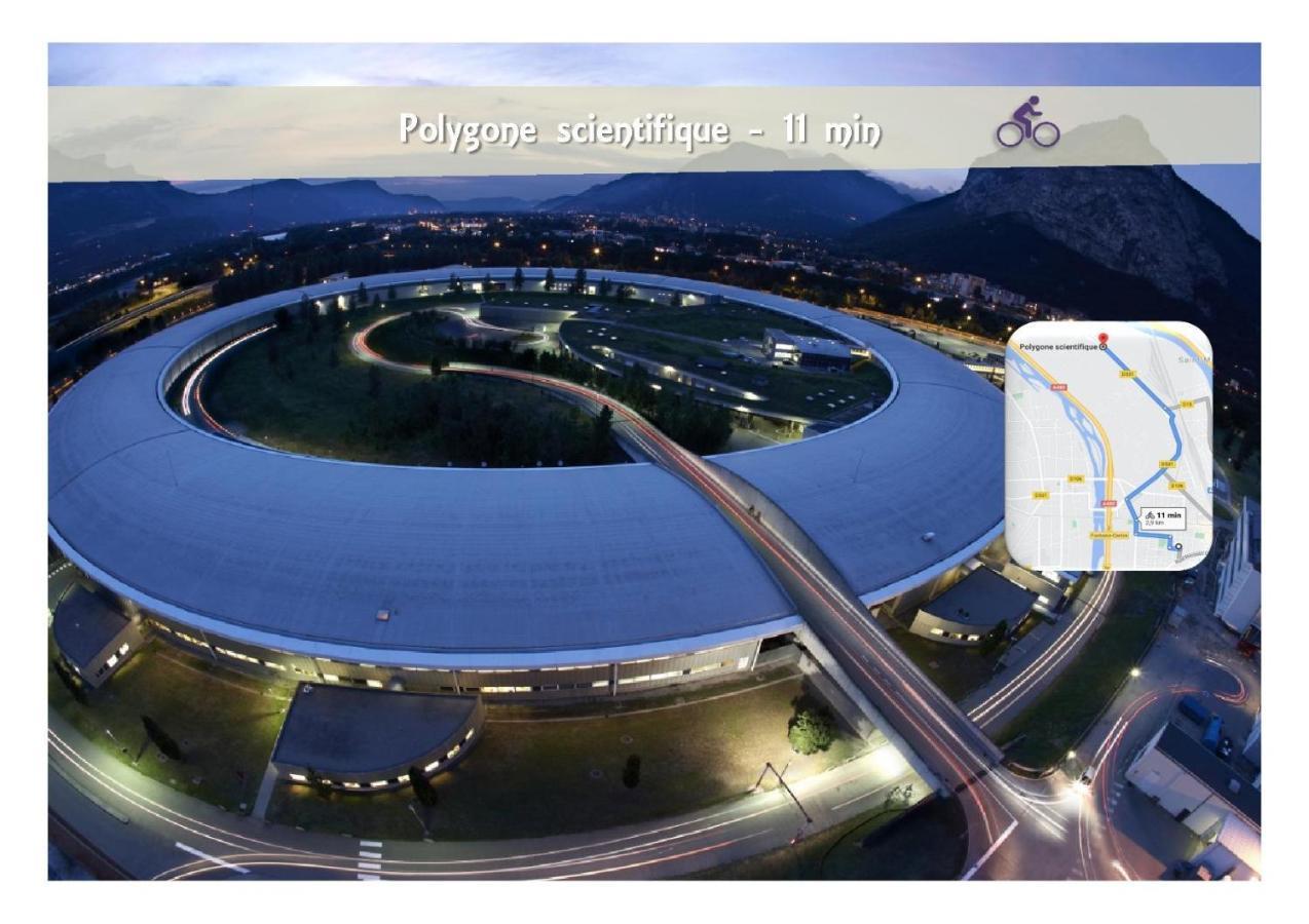 Le 62 - Spacieux T2 Avec Jardin, Parking & Tramway Grenoble Exteriér fotografie